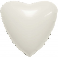 Шар (19''/48 см) Сердце, Мистик, Пудра, Сатин, 1 шт.