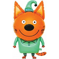 Шар (34''/86 см) Фигура, Три Кота, Компот, 1 шт. в упак.