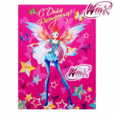 Скатерть "С днем рождения", феи ВИНКС, Блум, 180 х 138 см