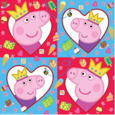  Салфетка Пеппа 33см 12шт/РОС