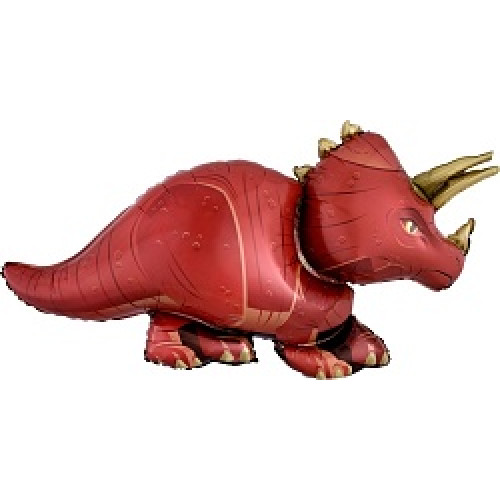 Шар (36''/91 см) Фигура, Динозавр Трицератопс, 1 шт.