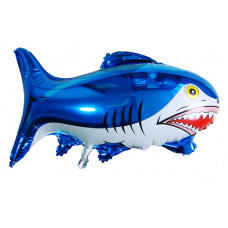 Шар (26''/67 см) Фигура, Акула, Синий 