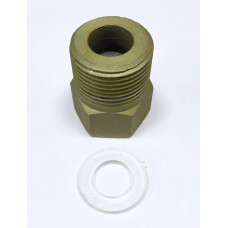 Переходник с малого баллона на большой баллон (сталь)