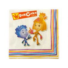 Салфетка Фиксики 33см 16шт/А