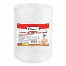 Шпагат полипропиленовый (100 м) 1000 текс, Белый, 1 шт.