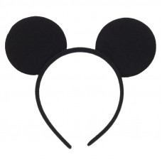Ободок с ушкамии Минни , черный