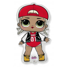 Шар (16''/41 см) Мини-фигура, Кукла ЛОЛ (LOL), Модная подружка, 1 шт.