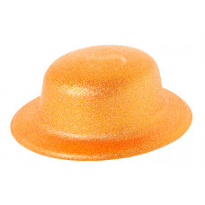 Шляпа Блестящая Бронзовая круглая