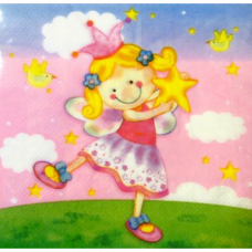 Салфетка Звездная фея 33см 12шт/G