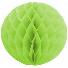 Бумажный шар Зеленый (10''/25 см)