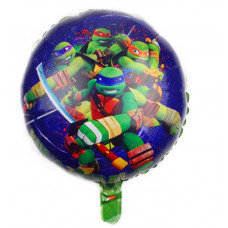Шар (18''/46 см) Круг,Черепашки ниндзя