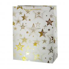 Пакет подарочный, Ланиакея, Дизайн №3, Металлик, 23*18*10 см, 1 шт.