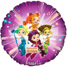 Фольгированный шар Аг 18 Круг Сказочный патруль / 1 шт /