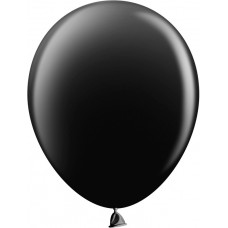 Шар (12''/30 см) Черный, пастель, 100 шт.