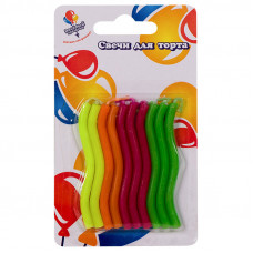 Свечи Волны негаснущие 6,3см 10шт