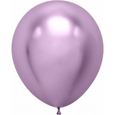Шар (18''/46 см) Сиреневый, хром, 10 шт.