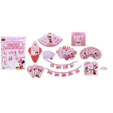 Набор для проведения праздника "С Днем Рождения!" Минни Маус, 18,5 х 25 см