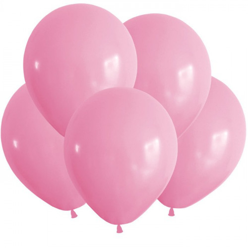 Шар (12"/30 см)Розовый, Пастель / Pink