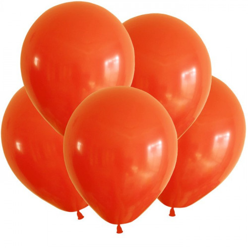 Шар (12"/30 см) Оранжевый, Пастель / Orange