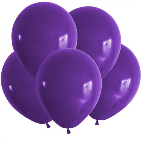 Шар (12"/30 см) Фиолетовый, Пастель / Violet