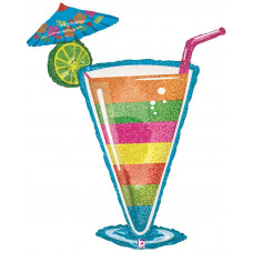 Шар (46''/117 см) Фигура, Коктейль, 1 шт.