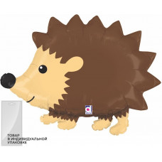 Шар (26''/66 см) Фигура, Лесной Ежик, 1 шт. в уп.