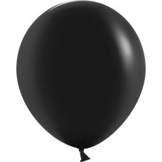 Шар (18''/46 см) Черный, пастель, 25 шт.