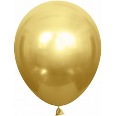 Шар (5''/13 см) Золото, хром, 50 шт.