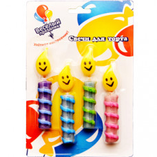 Свечи Огоньки 4шт