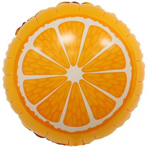 Шар (18''/46 см) Круг, Апельсин, Оранжевый
