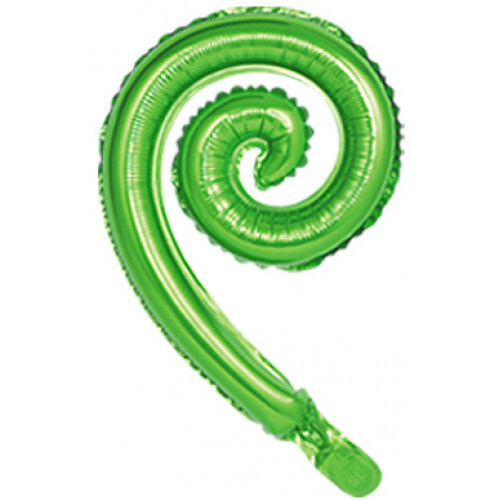 Шар (17''/43 см) Фигура, Спираль, Зеленый