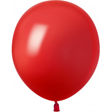 Шар (5''/13 см) Красный, пастель, 100 шт.