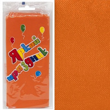 Скатерть одноразовая, Оранжевый, 120*140 см, 1 шт.