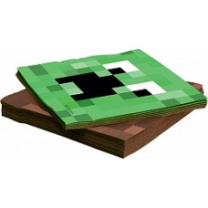 Салфетки, Пиксели, 33*33 см, 20 шт.