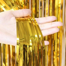 Занавес Дождик Золото, 100*200 см, 1 шт.