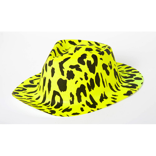 Шляпа, Леопард, желтая