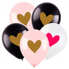 Т 12 Сердце золото, Ассорти Пастель 2 ст. / 100 шт. /