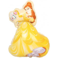Шар (37''/94 см) Фигура, Принцесса Белль, Сказочный вальс, 1 шт.