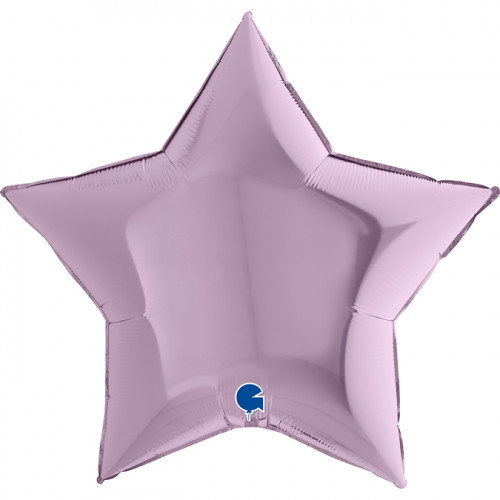 Фольгированный шар (36''/91 см) Звезда, Сиреневый, 1 шт.