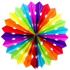 Бумажный диск Разноцветный (12''/30 см)