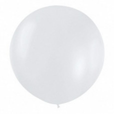 Шар (36''/91 см) Белый (405), перламутр, 10 шт.
