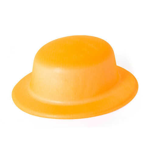 Шляпа Неон Оранжевая круглая