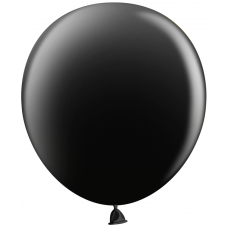 Шар (18''/46 см) Черный, пастель, 25 шт.