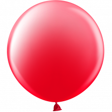 Шар (36''/91 см) Красный, пастель, 10 шт.