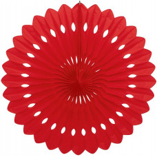 Бумажный диск Красный (12''/30 см)