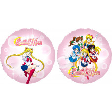 Шар (18''/46 см) Круг, Девчонки Аниме, 1 шт. в уп.