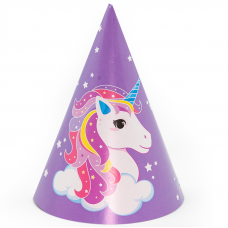 Колпаки, Нежный единорог, Сиреневый, 6 шт.