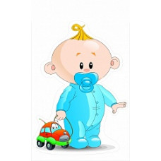Наклейка "Малыш" 140*230мм