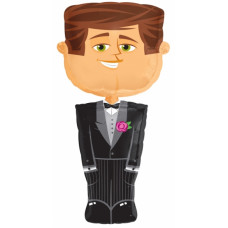 Шар (50''/127 см) Ходячая Фигура, Жених