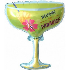 Шар (31''/79 см) Фигура, Тропический коктейль, 1 шт.